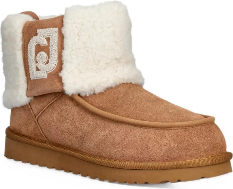 LIU JO ankle boots in suede with fodera teddy Bruin - Foto 3