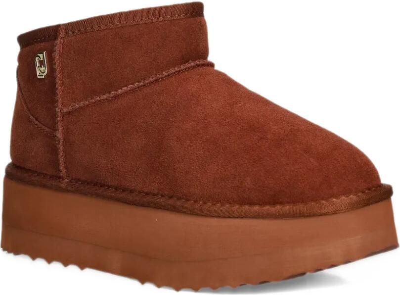 LIU JO ankle boots warm platform Bruin - Foto 3