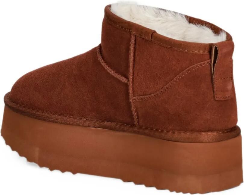 LIU JO ankle boots warm platform Bruin - Foto 2