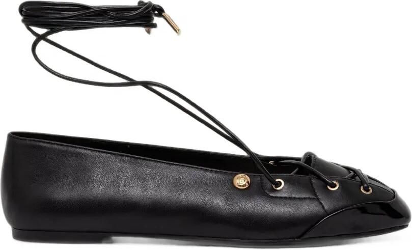LIU JO Ballerina's met veters Zwart