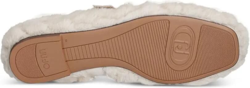 LIU JO Ballerina's van synthetisch bont Beige - Foto 5