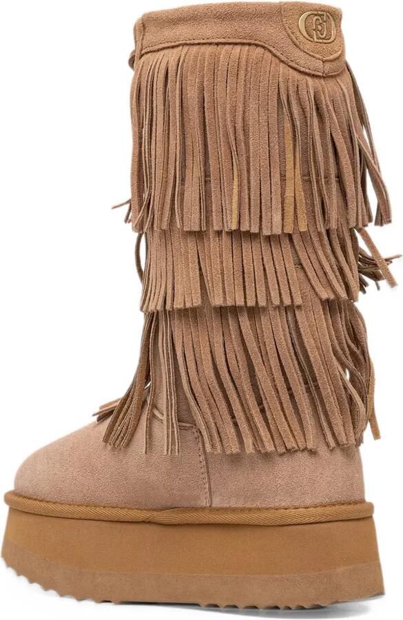 LIU JO boots warm with fringe Beige - Foto 3