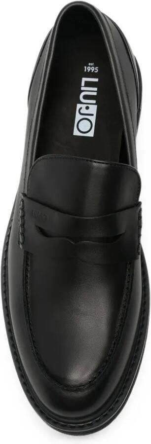 LIU JO Brando leren loafers Zwart - Foto 4