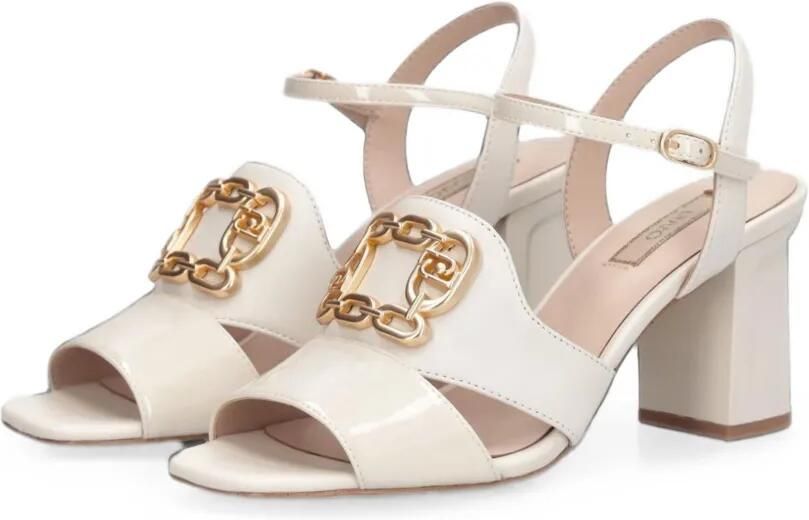 LIU JO Brooke 01 sandalen met ketting Wit - Foto 4