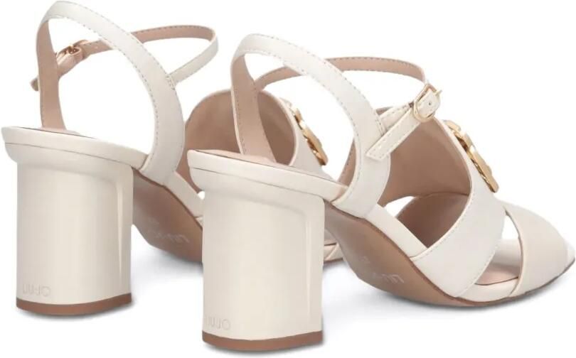 LIU JO Brooke 01 sandalen met ketting Wit - Foto 5