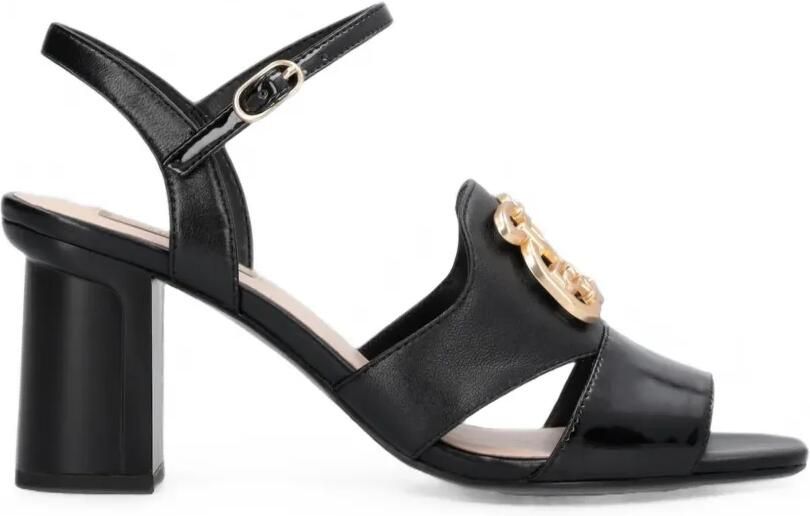 LIU JO Brooke 01 sandalen met ketting Zwart