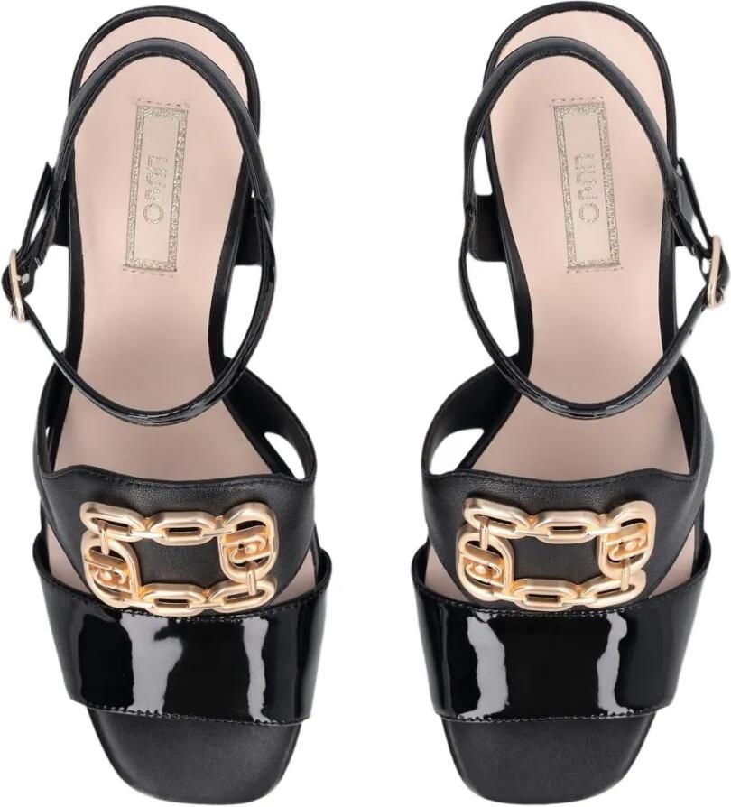 LIU JO Brooke 01 sandalen met ketting Zwart - Foto 3