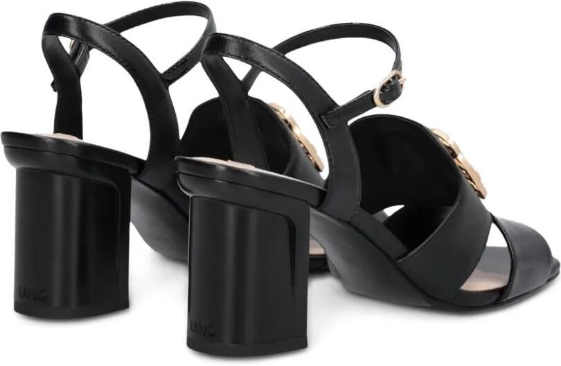 LIU JO Brooke 01 sandalen met ketting Zwart - Foto 5