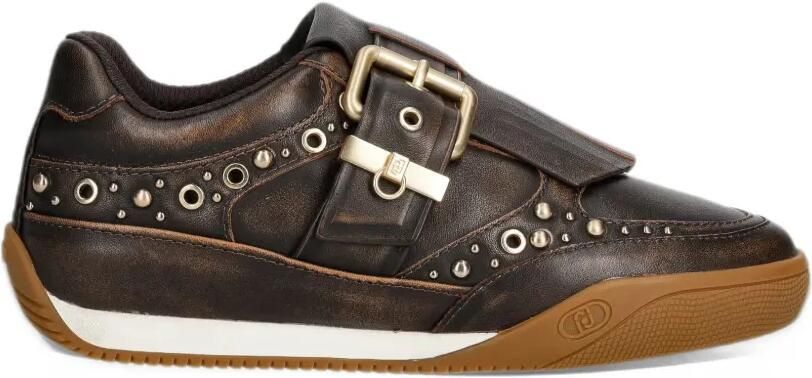 LIU JO buckle-fastening fringed sneakers Bruin