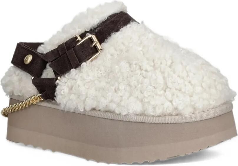LIU JO clogs in fabric teddy Wit - Foto 5