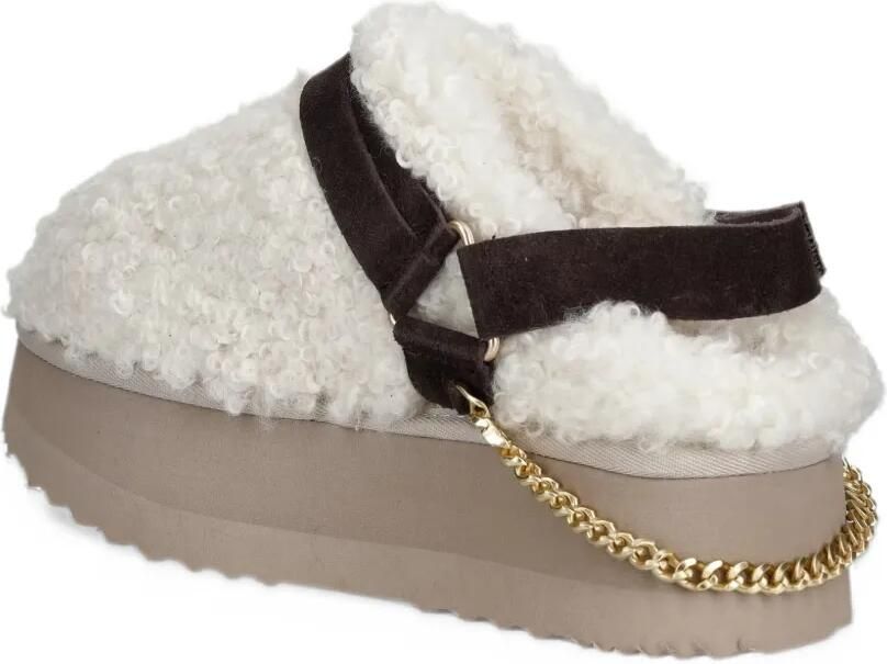 LIU JO clogs in fabric teddy Wit - Foto 2
