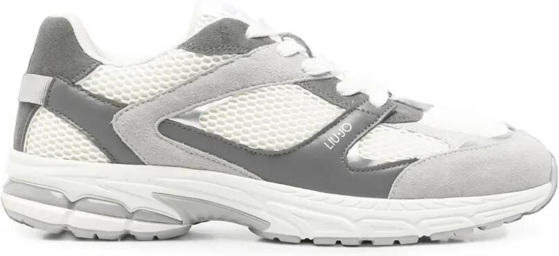 LIU JO Cooper mesh sneakers met vlakken Wit