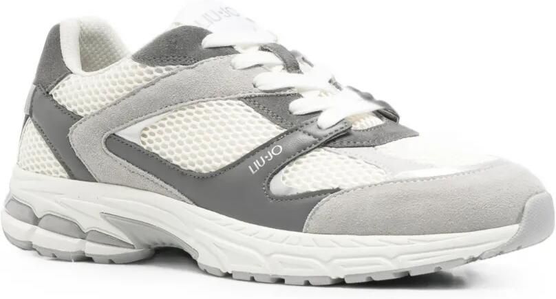 LIU JO Cooper mesh sneakers met vlakken Wit - Foto 2