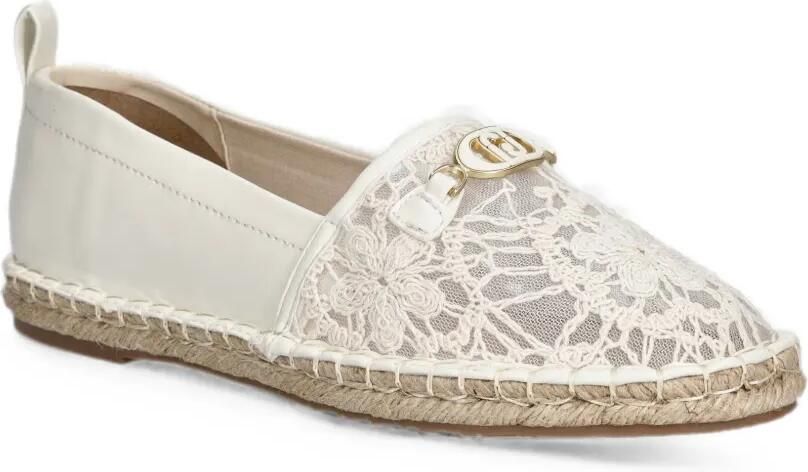 LIU JO Espadrilles met kant Wit