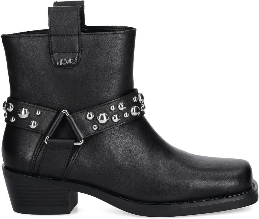 LIU JO Laarzen met studs en bandje Zwart