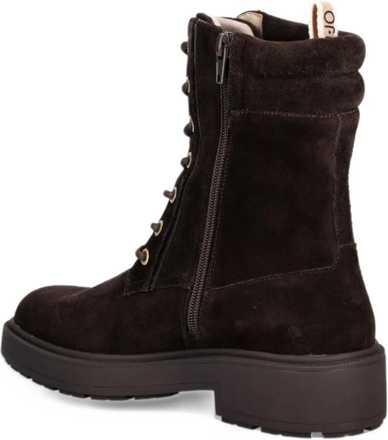 LIU JO lace-up suede boots Bruin - Foto 4