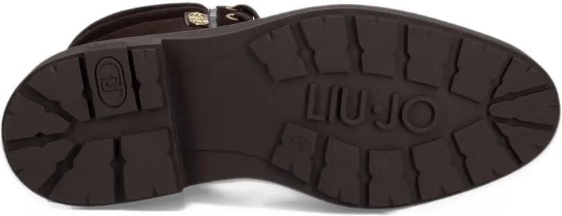 LIU JO lace-up suede boots Bruin - Foto 3