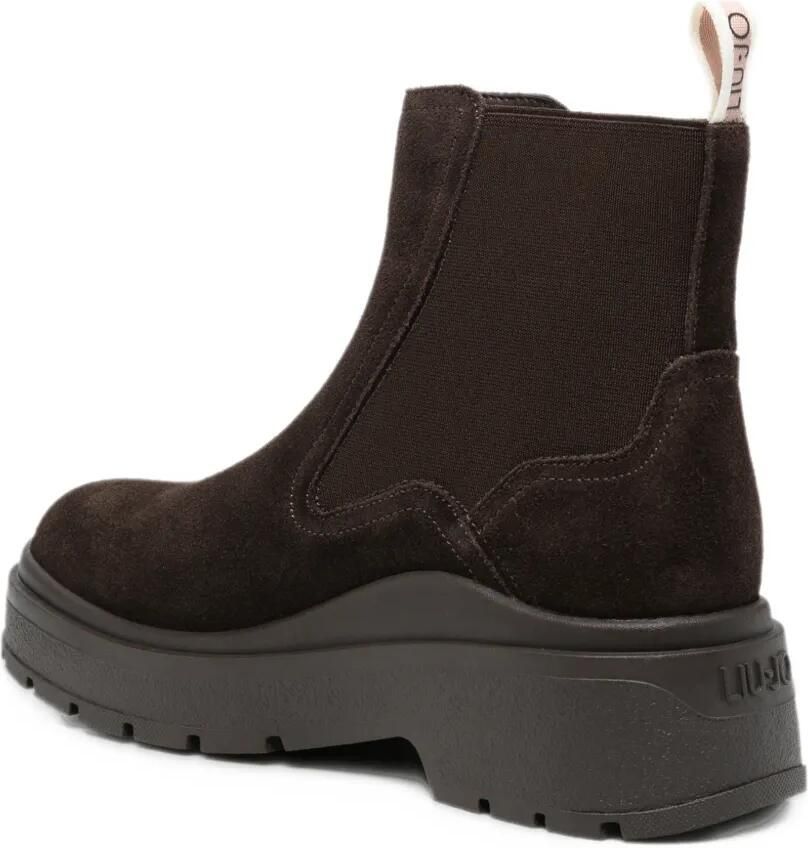 LIU JO logo-plaque boots Bruin - Foto 2
