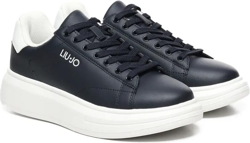 LIU JO Low-top sneakers met plateauzool Blauw - Foto 3