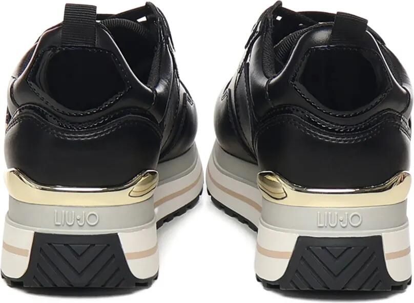 LIU JO Maxi Kup sneakers met logoplakkaat Zwart - Foto 2