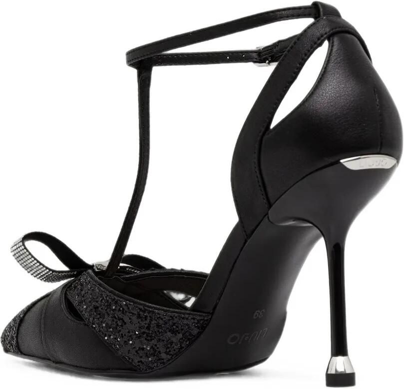 LIU JO Pumps met strikdetail en glitters-effect Zwart - Foto 2