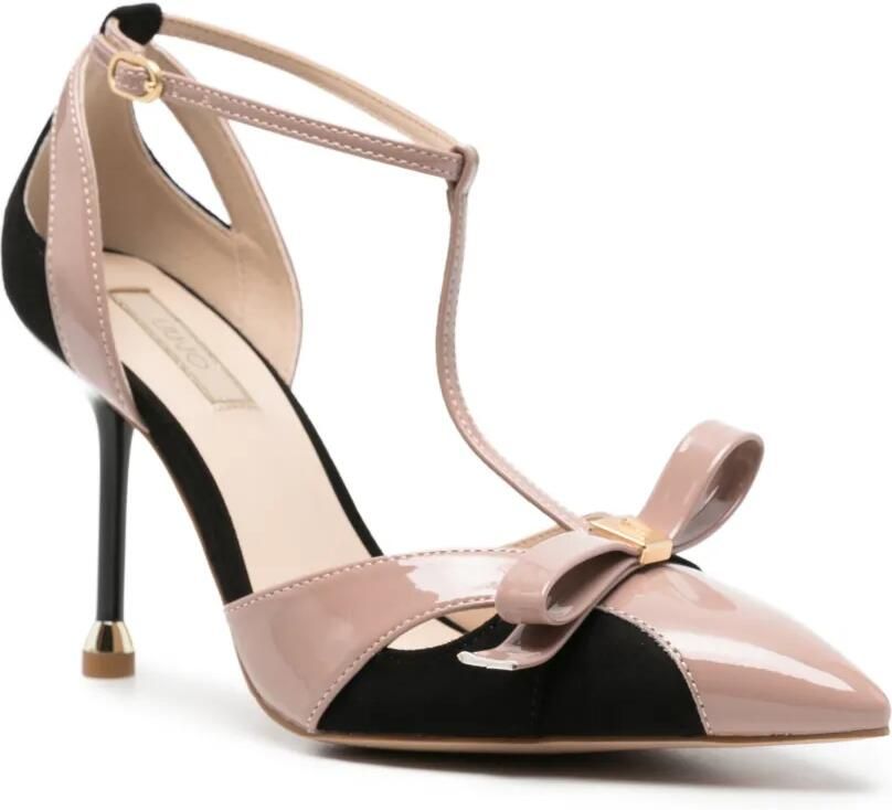 LIU JO Pumps met strikdetail en T-bandje Beige - Foto 2
