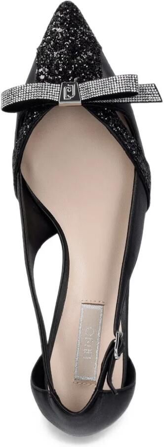 LIU JO Pumps met uitgesneden details en glitters Zwart - Foto 4