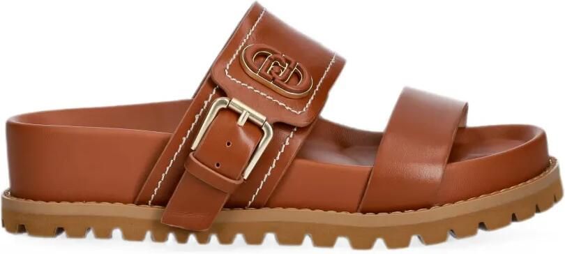 LIU JO Sandalen met gesp Bruin