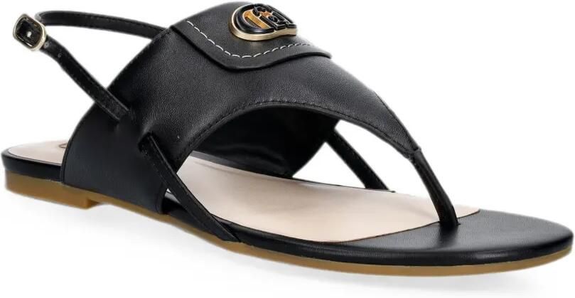 LIU JO Sandalen met gespbandje en logoplakkaat Zwart - Foto 3