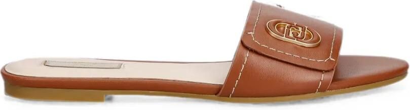 LIU JO Sandalen met logoplakkaat Bruin