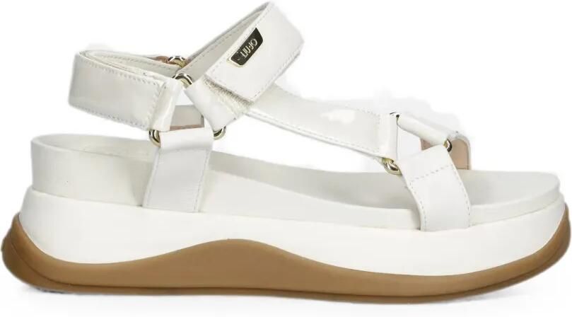 LIU JO Sandalen met plateauzool Wit