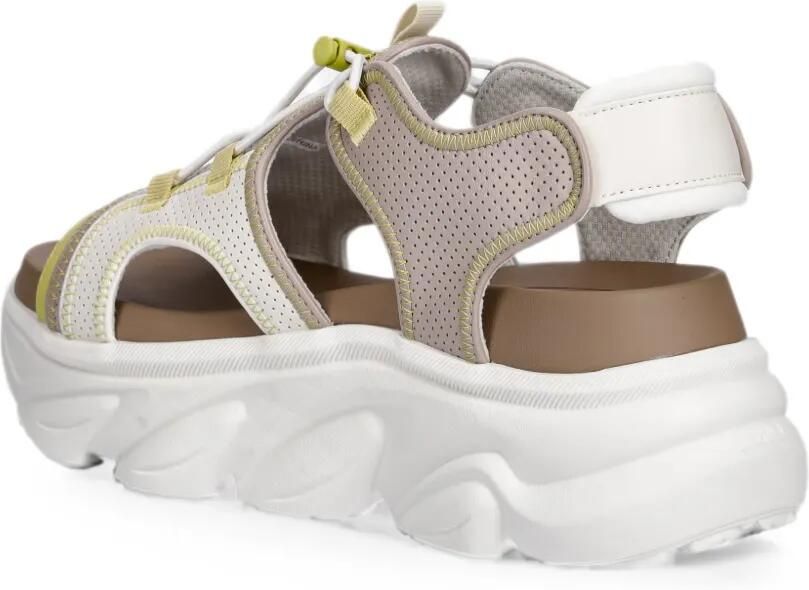LIU JO Sandalen met trekkoord en geperforeerde details Beige - Foto 2