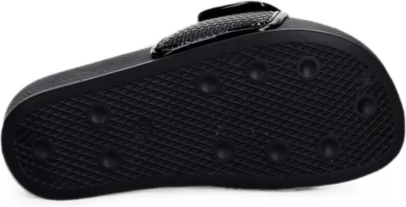 LIU JO Slippers met geweven effect en plateauzool Zwart - Foto 5