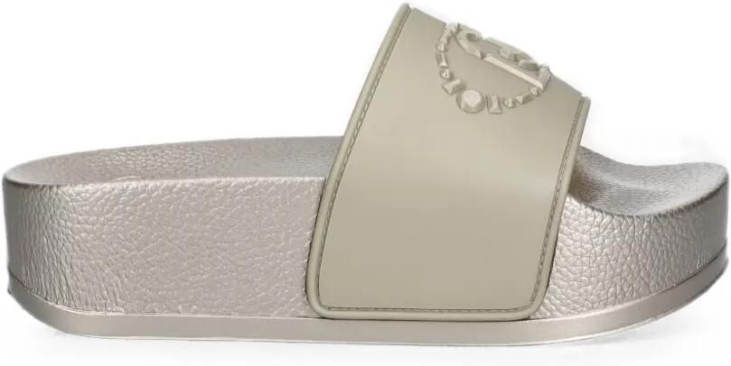 LIU JO Slippers met plateauzool Beige
