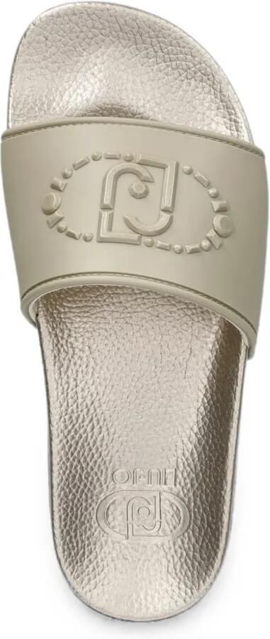 LIU JO Slippers met plateauzool Beige - Foto 4