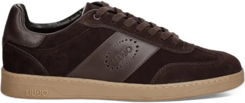 LIU JO sneakers for men in suede Bruin