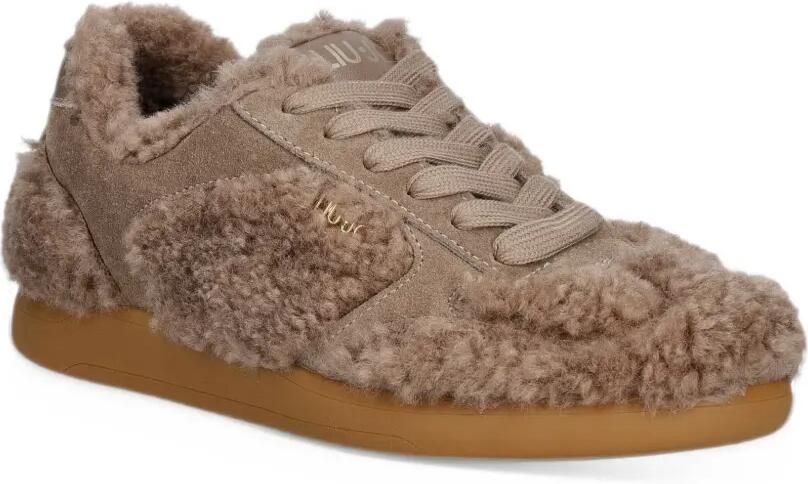 LIU JO sneakers in fabric teddy Bruin - Foto 2