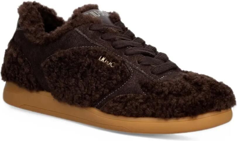 LIU JO sneakers in fabric teddy Bruin - Foto 2