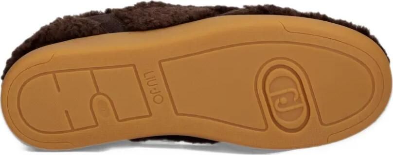 LIU JO sneakers in fabric teddy Bruin - Foto 5