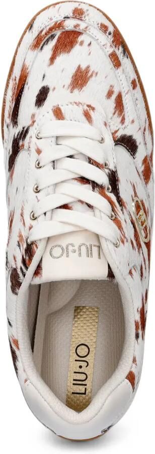 LIU JO Sneakers met kalfshaar Wit - Foto 4