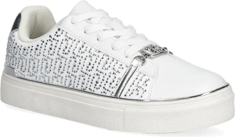 LIU JO Sneakers met ketting van stras Wit - Foto 3