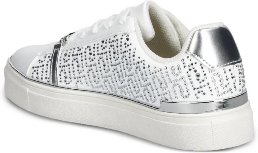 LIU JO Sneakers met ketting van stras Wit - Foto 2