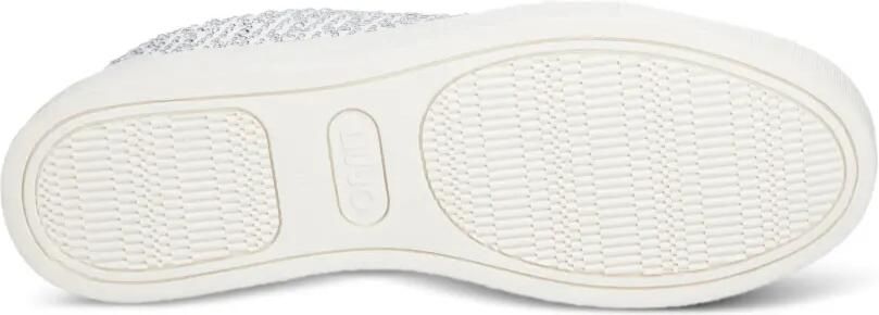 LIU JO Sneakers met ketting van stras Wit - Foto 5