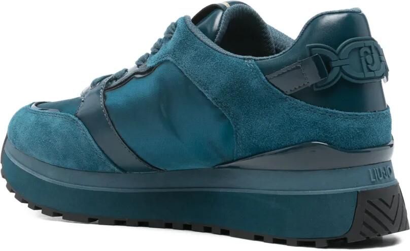 LIU JO Sneakers met leren vlakken Blauw - Foto 2