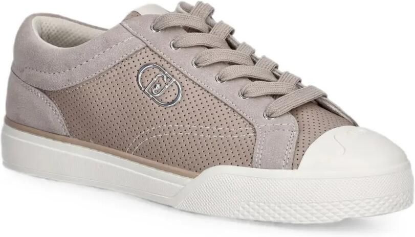 LIU JO Sneakers met logo-plakkaat en geperforeerde details Beige - Foto 3