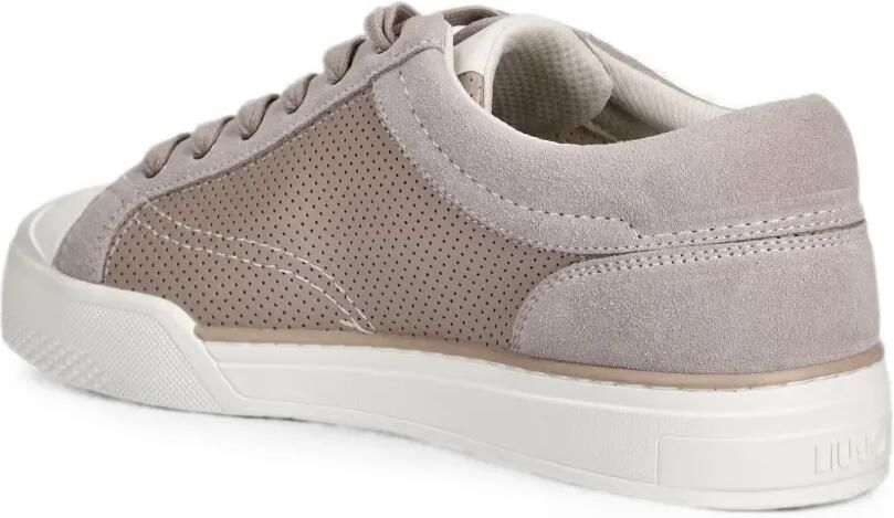 LIU JO Sneakers met logo-plakkaat en geperforeerde details Beige - Foto 2