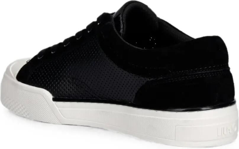 LIU JO Sneakers met logo-plakkaat en geperforeerde details Zwart - Foto 2