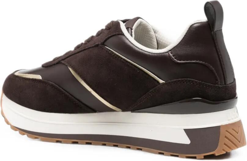 LIU JO Sneakers met logoplakkaat Bruin - Foto 3