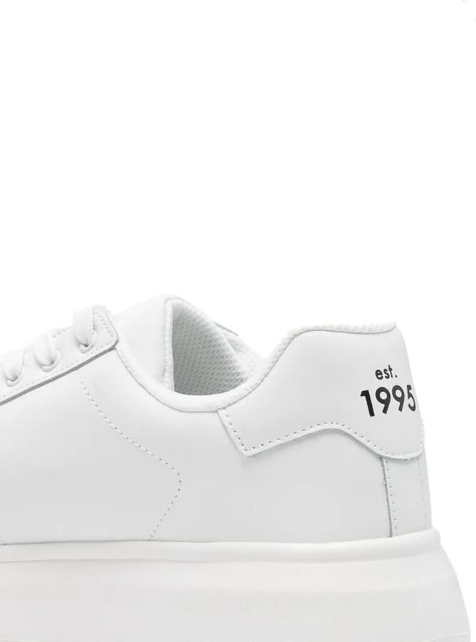 LIU JO Sneakers met logoplakkaat en plateauzool Wit - Foto 2