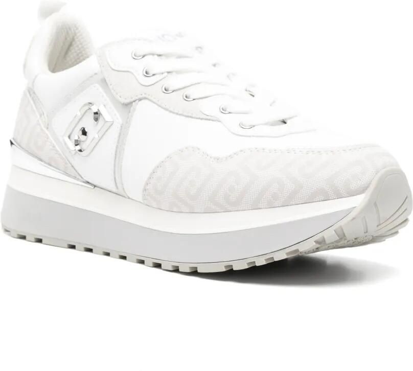 LIU JO Sneakers met logoplakkaat Wit - Foto 2